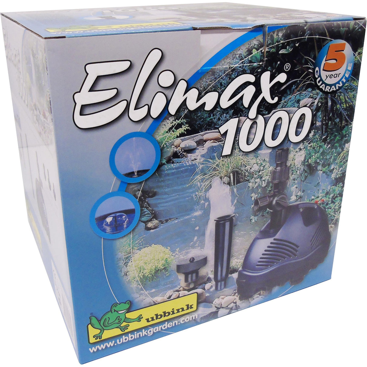 Ubbink elimax 1000 springvandspumpe (sort)