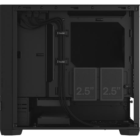 Fractal design pop mini lydløs sort solid midi tårnhus (sort | 2x USB-A)