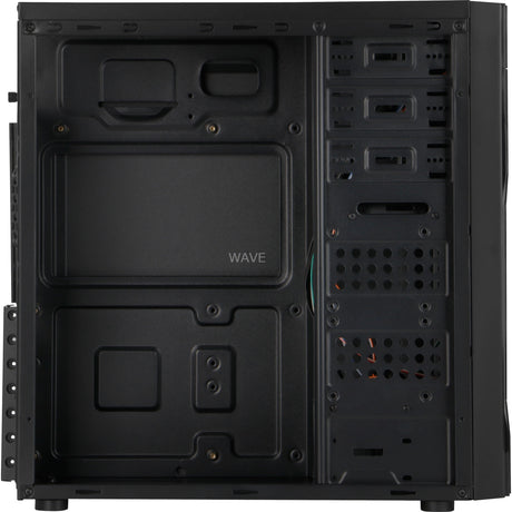 Inter-tech b-42 midi tårnhus (sort | 2x USB-A)