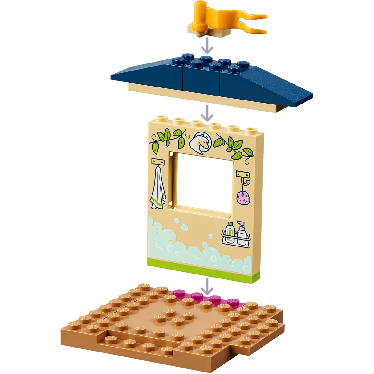 Lego friends - ponyvask stabilt byggelegetøj (41696)