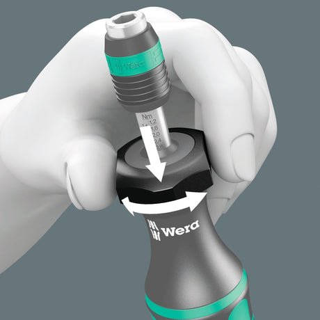 Wera 7440 41 Kraftform momentskruetrækkersæt 0,3-3,0 nm (sort grøn, 26 stk.)