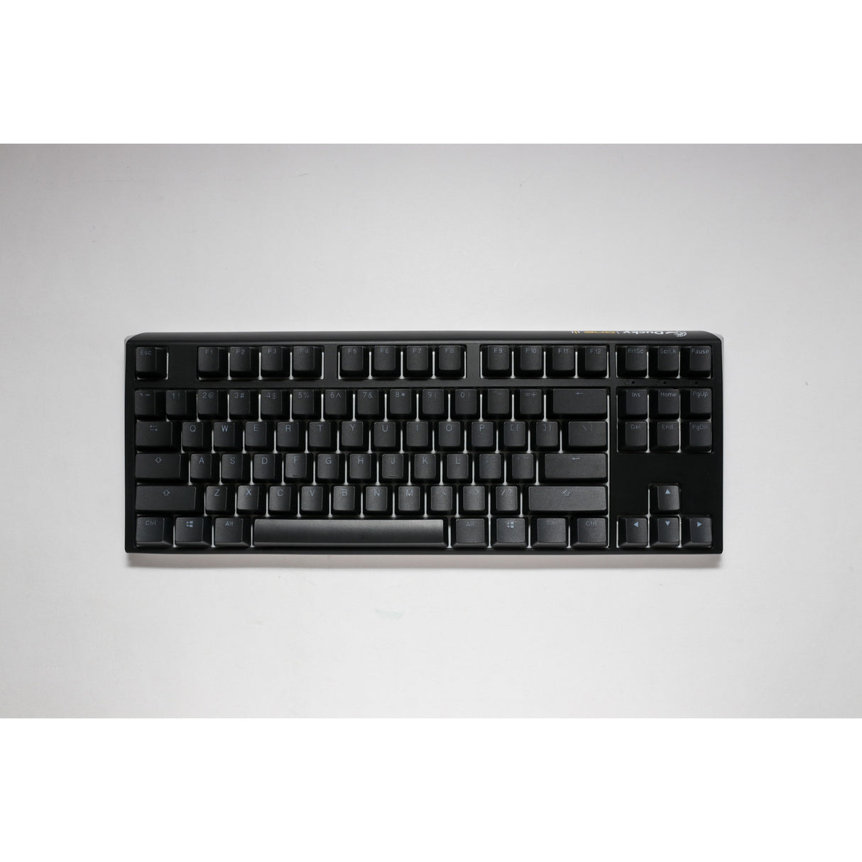 Ducky one 3 klassisk tkl rgb mekanisk tastatur (sort, us-layout (qwerty), cherry mx speed silver, 80% (tkl), rgb lysdioder, double-shot pbt, hot-swappable, quack mekanik)