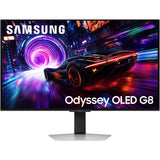 Samsung Odyssey OLED G8 G81SF 32 4K UHD-gamingskærm (sølv, 2x HDMI, DisplayPort, 2x USB-A, USB-B, 240 Hz)