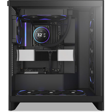 Nzxt f240x rgb case fans (sort, 2 stk, 240 x 120 x 30 mm, pwm)