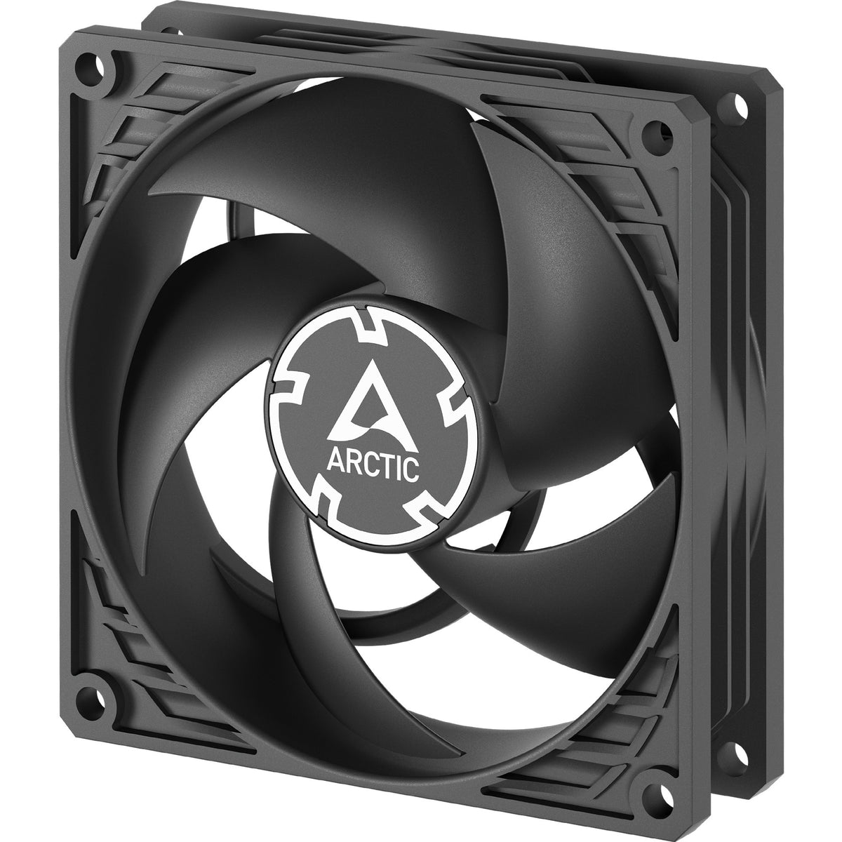 Arctic p9 max kabinet blæser (sort, 92 x 92 x 25 mm, pwm)
