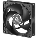 Arctic p9 max kabinet blæser (sort, 92 x 92 x 25 mm, pwm)