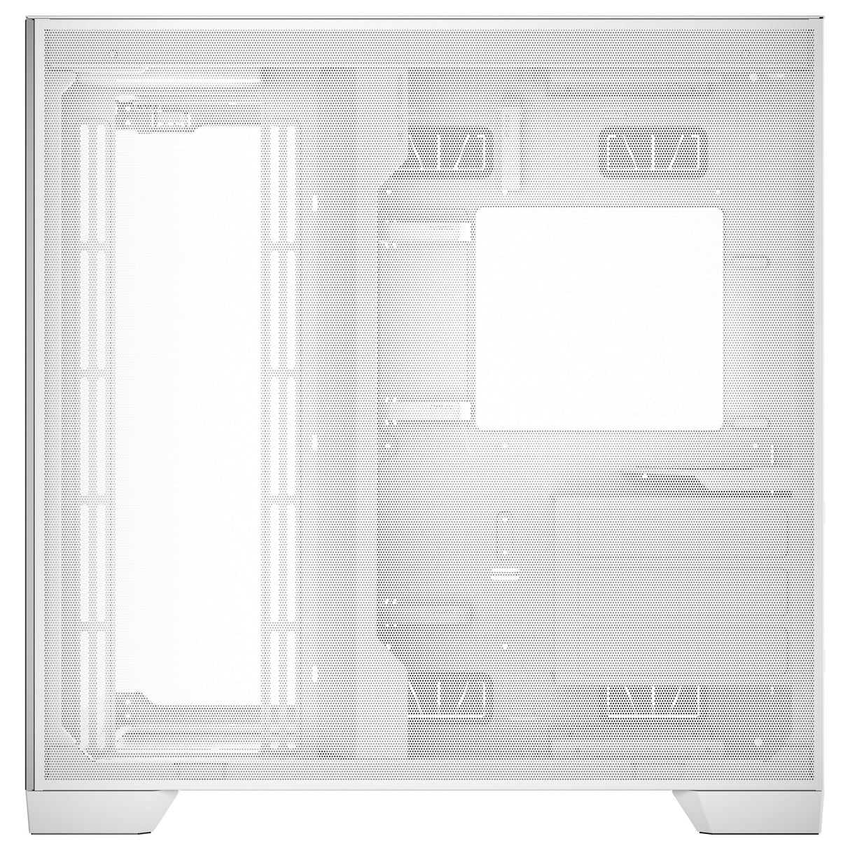 Antec c8 midi tårnhus i aluminium (hvid sølv | 2x USB-A | 1x USB-C | hærdet glas)