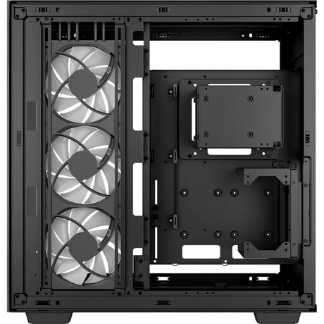 Deepcool CH780 Midi Tower-hus (sort | 4x USB-A | 1x USB-C | RGB | hærdet glas)