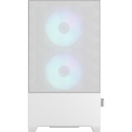 Fractal design pop mini air rgb midi tårnhus (hvid | 2x usb-a | rgb | vindue)