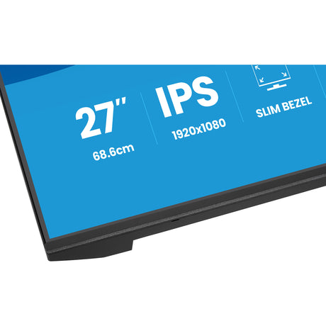 Iiyama prolite x2791hs-b1 27 skærm (sort (mat), 120 Hz, HDMI, skærmport, lyd)