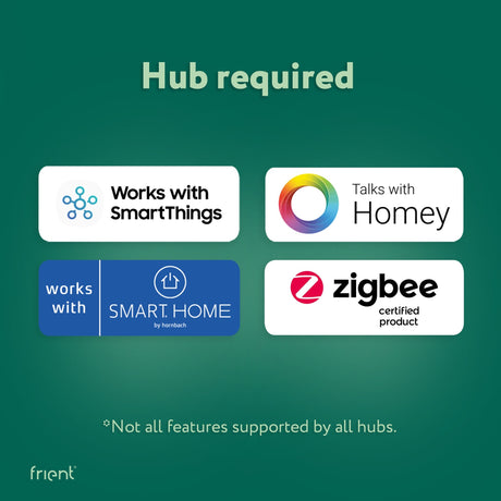 Ty frient smart humidi sensor (hvid, zigbee 3.0)