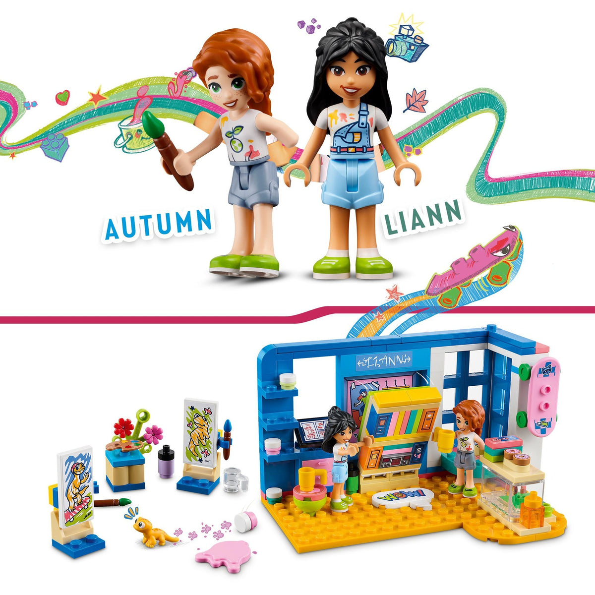 Lego venner - lianns værelse byggelegetøj (41739)