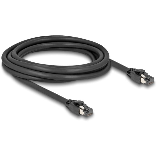 Delock netværkskabel s ftp, rj-45 med kat.8.1 (sort, 3 meter)