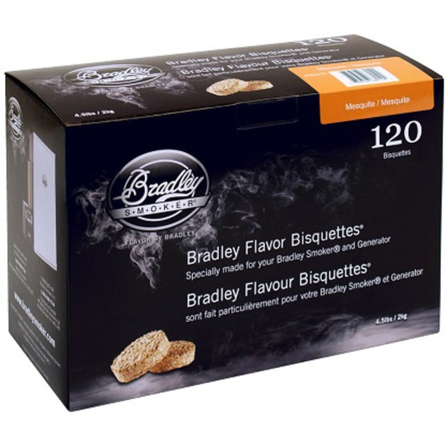 Bradley mesquite træbriketter rygende træ (120 stk.)