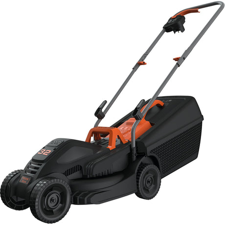 Black+decker 1000w 32cm plæneklipper + 250w græstrimmer (sort orange, græsplæner op til 250m²)