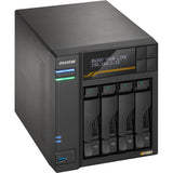 Asustor lockerstor 4 as6804t nas (sort)