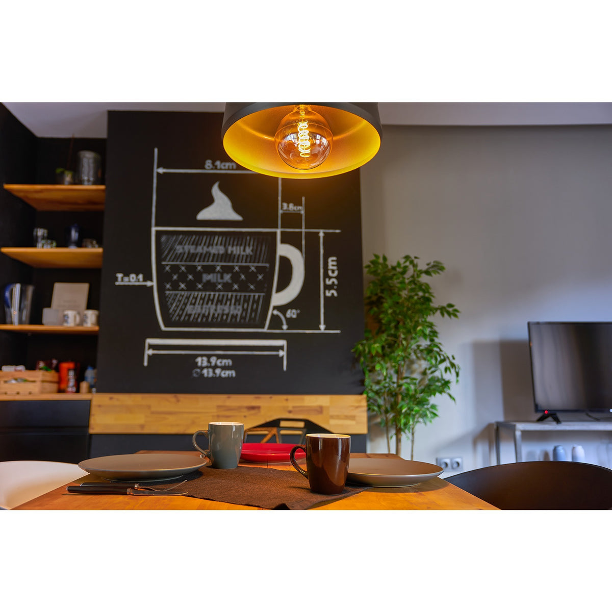 Shelly vintage g125 LED-lampe