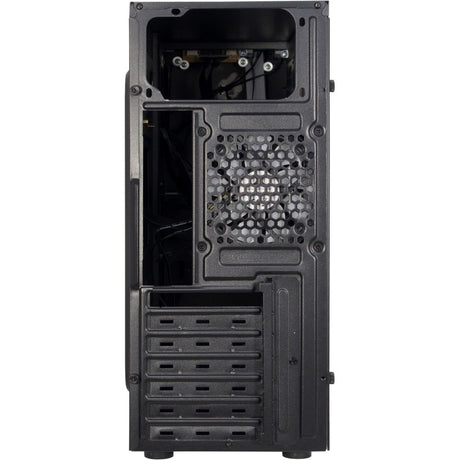Inter-tech b-02 rgb midi tårnhus (sort | 3x usb-a | rgb | vindue)