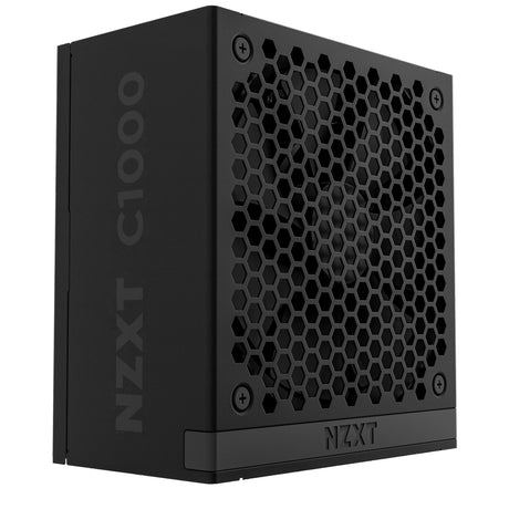 Nzxt c1000 gold atx 3.1 modulær 1000 watt strømforsyning (sort, 1x 12v-2x6, 3x pcie)