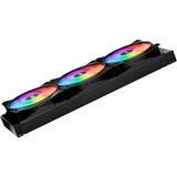 Vær stille! light wings lx pwm high-speed rgb case ventilator (sort, 120 x 120 x 25 mm)