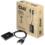 Club 3D DisplayPort til Dual Link DVI-D HDCP Off-version aktiv adapter til Apple Cinema Displays (sort)