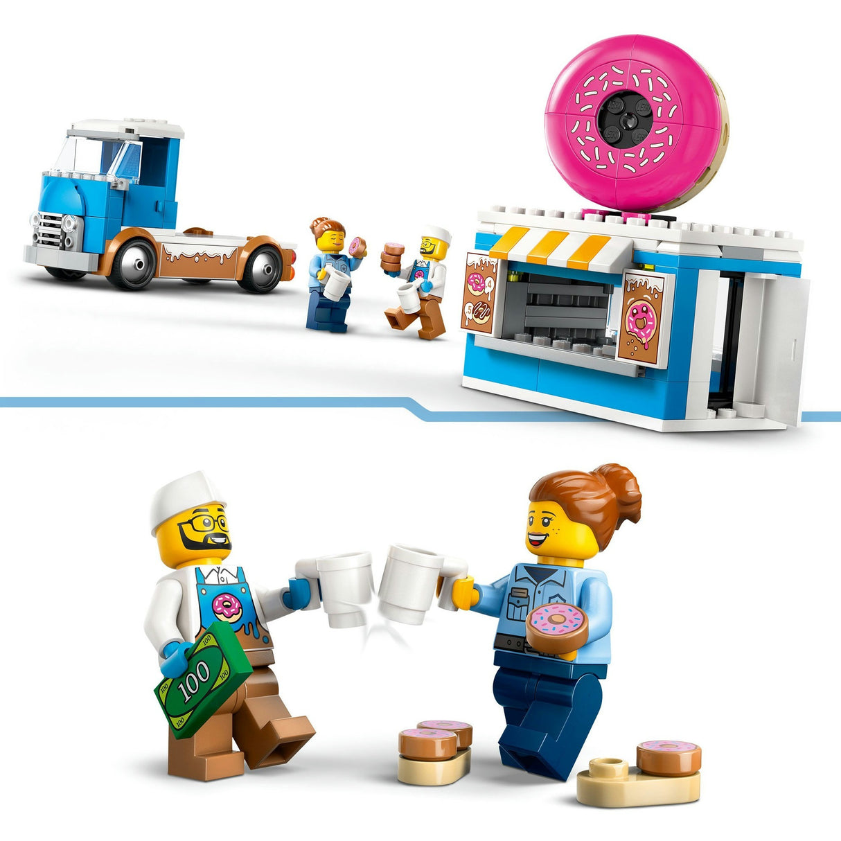 Lego city donut truck - 60452