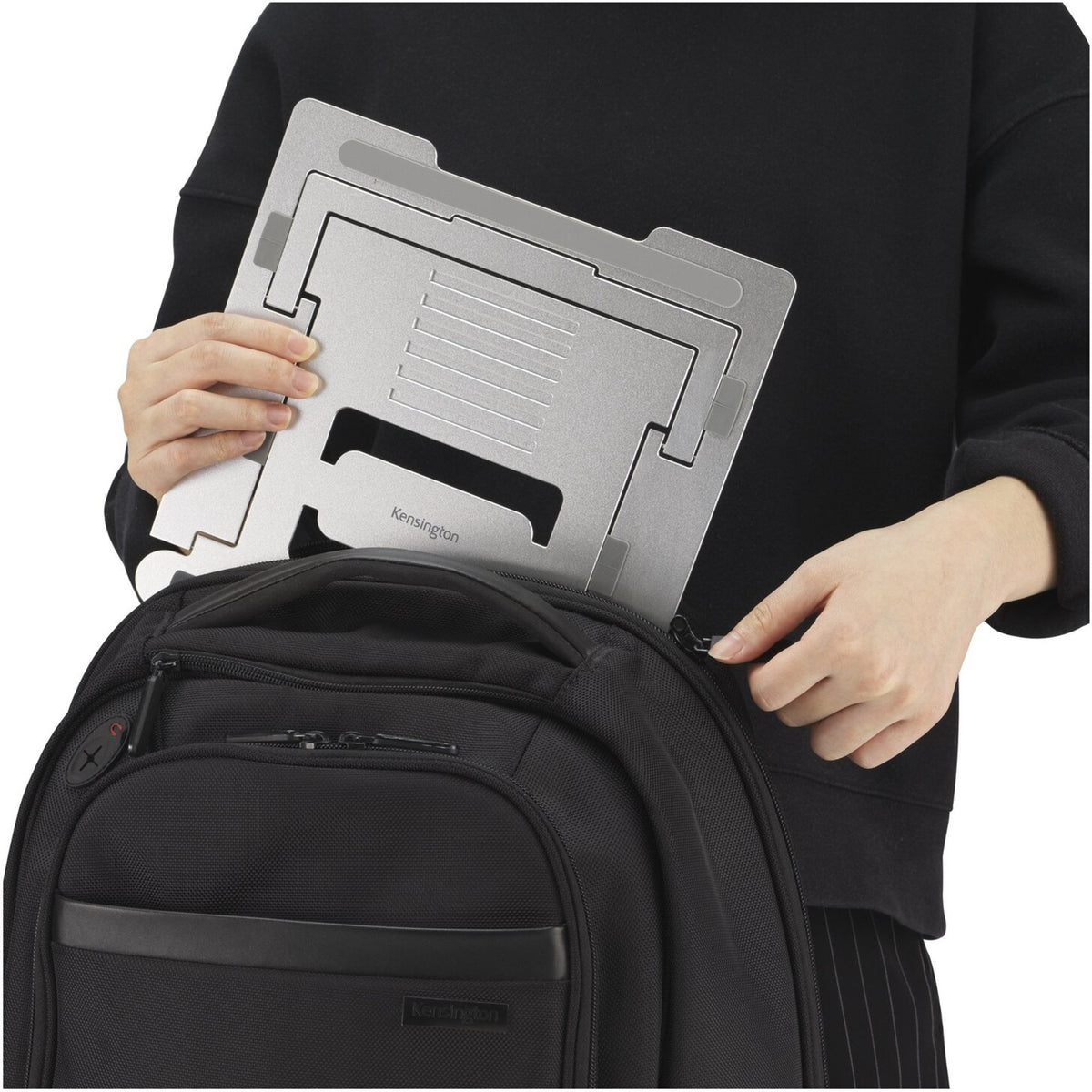 Kensington easy riser aluminium stander til bærbar computer (aluminium)
