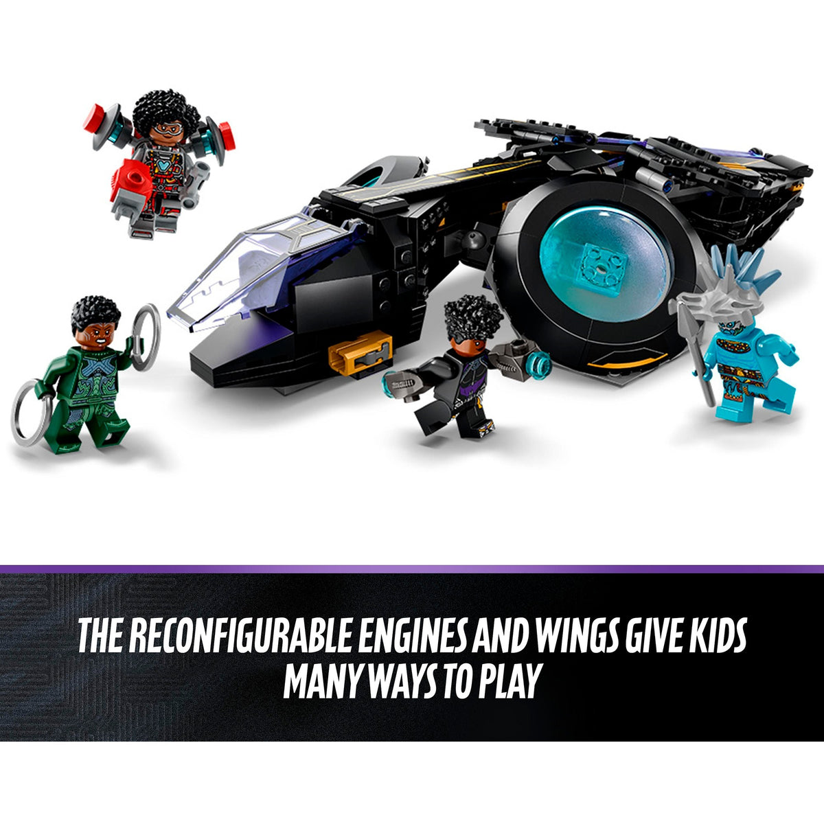 Lego marvel - shuris solsort byggelegetøj (76211)