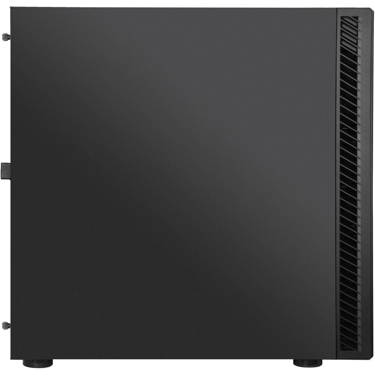 Silverstone seta q1 midi tårnhus (sort | 2x USB-A | 1x USB-C)