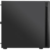 Silverstone seta q1 midi tårnhus (sort | 2x USB-A | 1x USB-C)