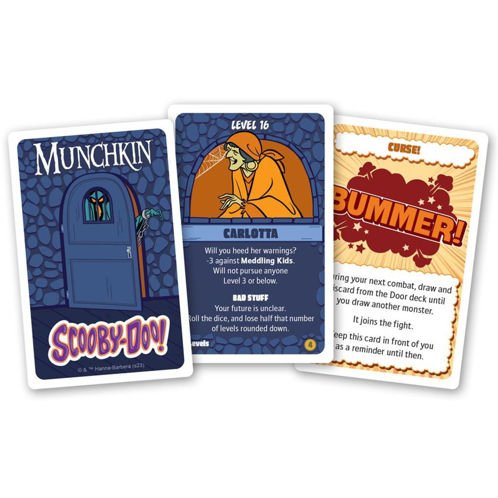 Europæisk spillernetværk munchkin: Scooby-doo kortspil (engelsk, 3 - 6 spillere, 60 minutter, fra 10 år)