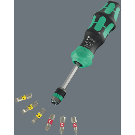 Wera kraftform kompakt 20 ra-r med taske, 6-delt bit sæt
