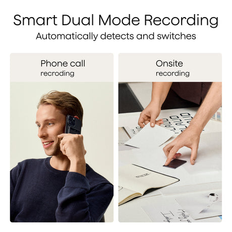 Plaud note prodikteringsmaskine (sølv, 64 GB, Bluetooth (BLE 5.4), dual-band Wi-Fi (2,4 GHz 5 GHz))
