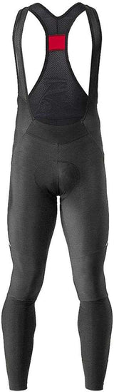 Castelli velocissimo 5 - bib tights med pude sort sølv refleks