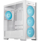 Asus tuf gaming gt302 argb midi tårnhus (hvid | 2x usb-a | 1x usb-c | rgb | hærdet glas)