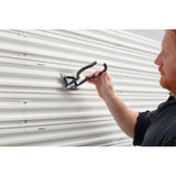 Stanley track wall - krog til haveredskabsholder (sort)