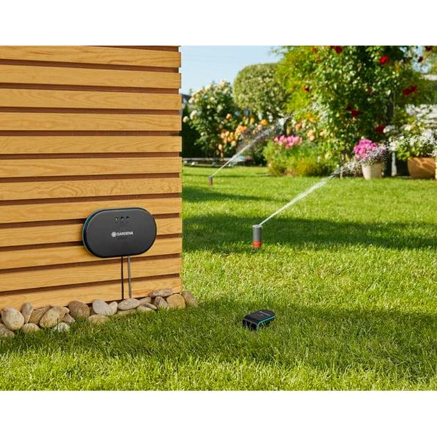 Gardena smart vandingskontrol sensorsæt vandingscomputer (grå turkis)