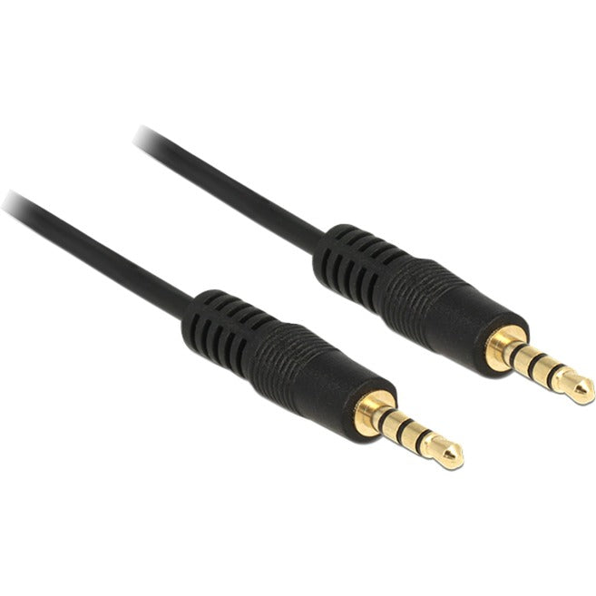 Delock 3,5 mm hankabel > 3,5 mm hankabel (sort, 0,5 meter)