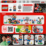 Lego® Super Mario™: Mario Kart™ – Interactive® Mario™ og Standard Kart - 72043