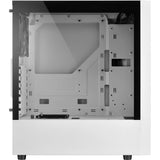 Sharkoon rgb skyder midi tårnhus (hvid | 3x usb-a | rgb | hærdet glas)