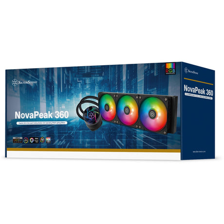 Silverstone Novapeak 360 Arb vandkøling (sort, 4 pin PWM)