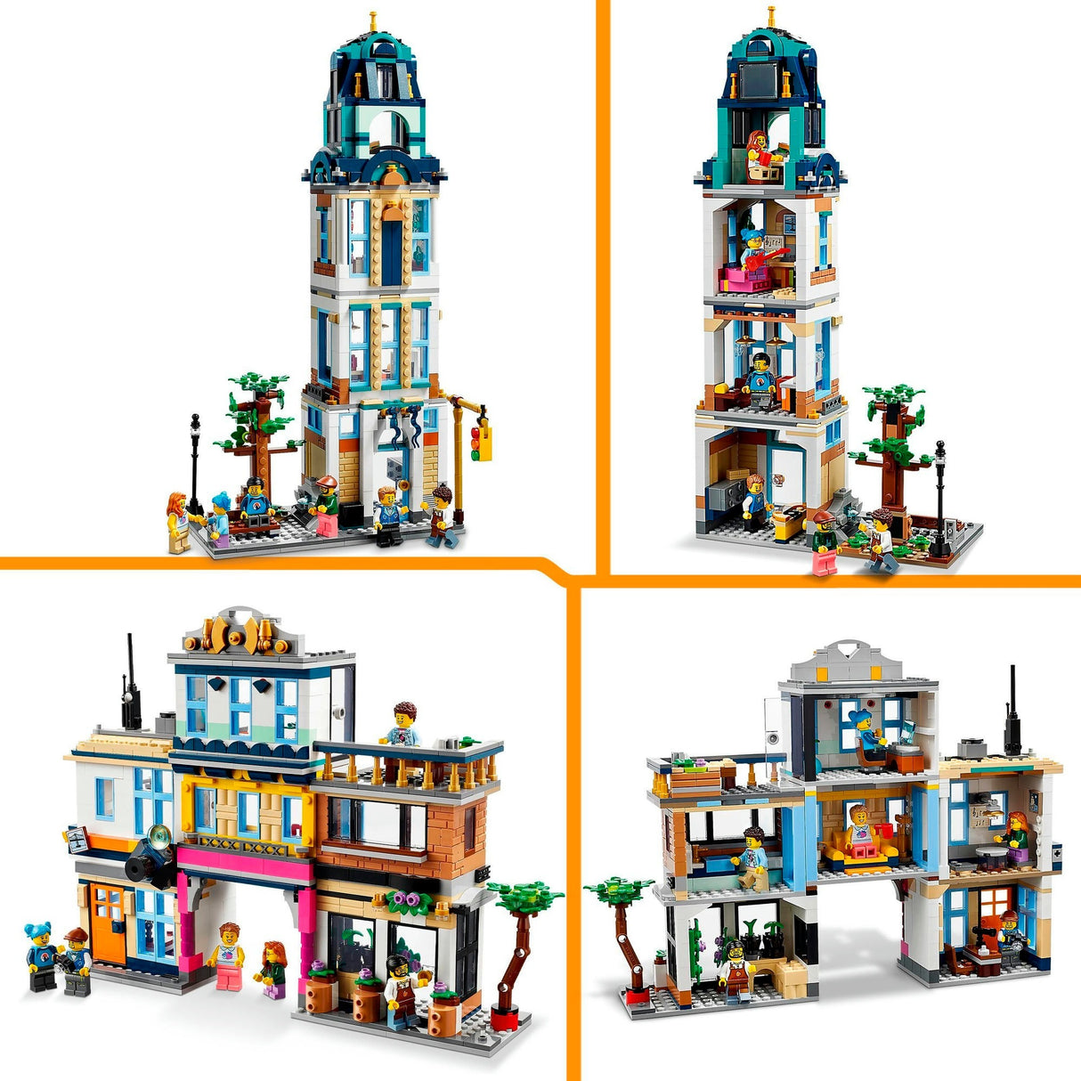 Lego Creator 3-i-1 - hovedgadebygningslegetøj (31141)