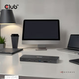 Club 3D 14-1 USB-C Quad Display dockingstation (sort)