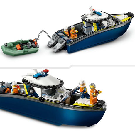 Lego ® byjagt med politibåd, flyder virkelig - 60456