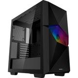 Deepcool Cyclops midi tårnhus (sort | 1x USB-A | 1x USB-C | vindue)