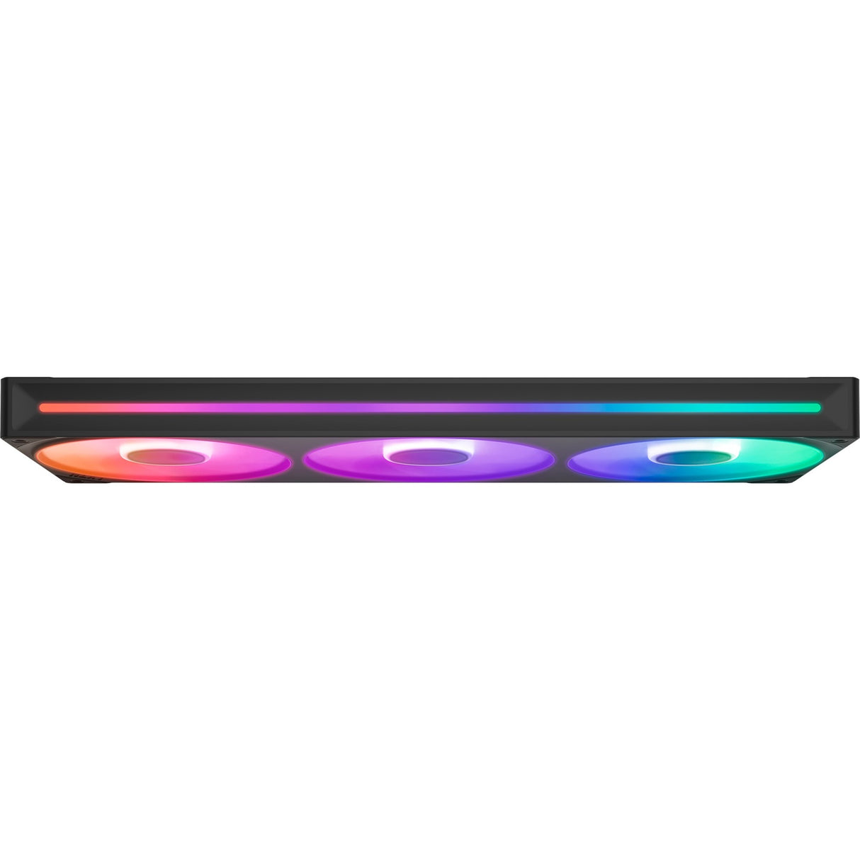 Nzxt f360 rgb core case fans (sort, 3 stykker, 360 x 120 x 26 mm)