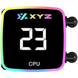 Xyz pc gear aquapulse aio 240 vandkøling (sort, argb, pwm)