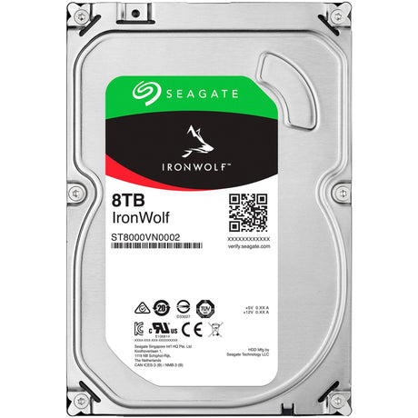 Seagate ironwolf 8 TB harddisk (SATA 600, 24 7)