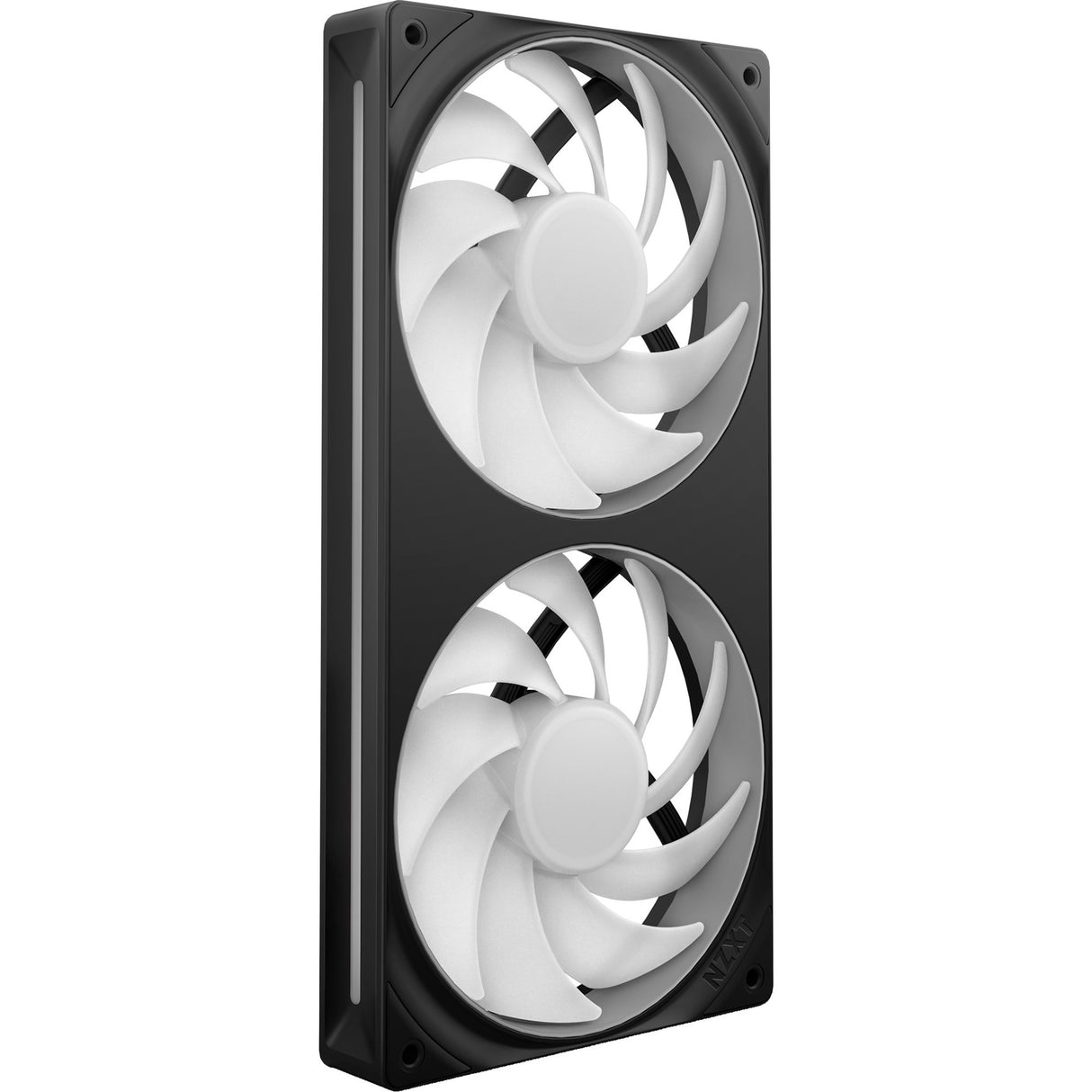 Nzxt f280 rgb core case fans (sort, 2 stk, 280 x 140 x 26 mm)