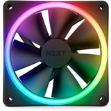 Nzxt f120 rgb duo ventilator (sort, 120 x 120 x 25 mm, pwm, uden controller)